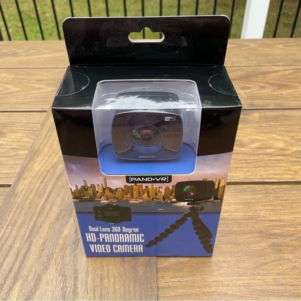 PanoVR 360-Degree Dual Camera with 1080p HD Video Recording dual lens